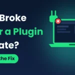WordPress Site Broke After a Plugin Update? How to Fix It Fast